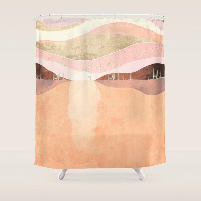 Desert Morning Shower Curtain Gallery Image 1