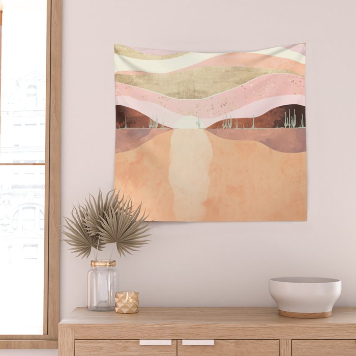 Desert Morning Wall Tapestry Gallery Image 2
