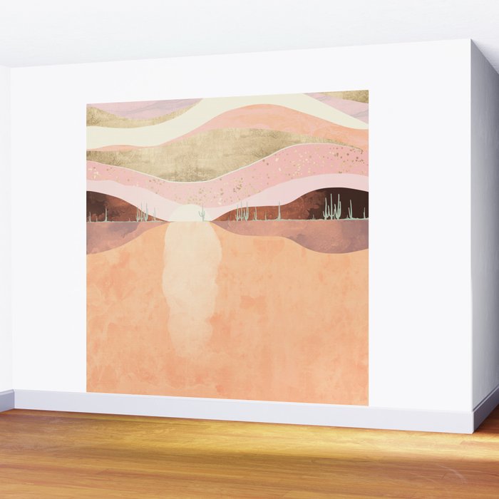 Desert Morning Wall Mural Gallery Image 2