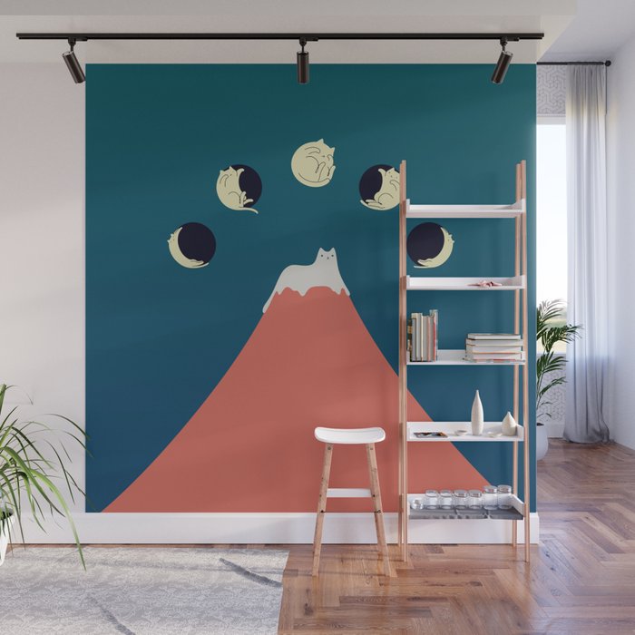Cat Landscape 88 Wall Mural Gallery Image 1