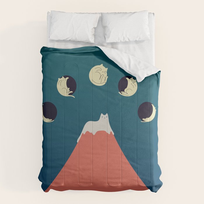 Cat Landscape 88 Comforter Gallery Image 1