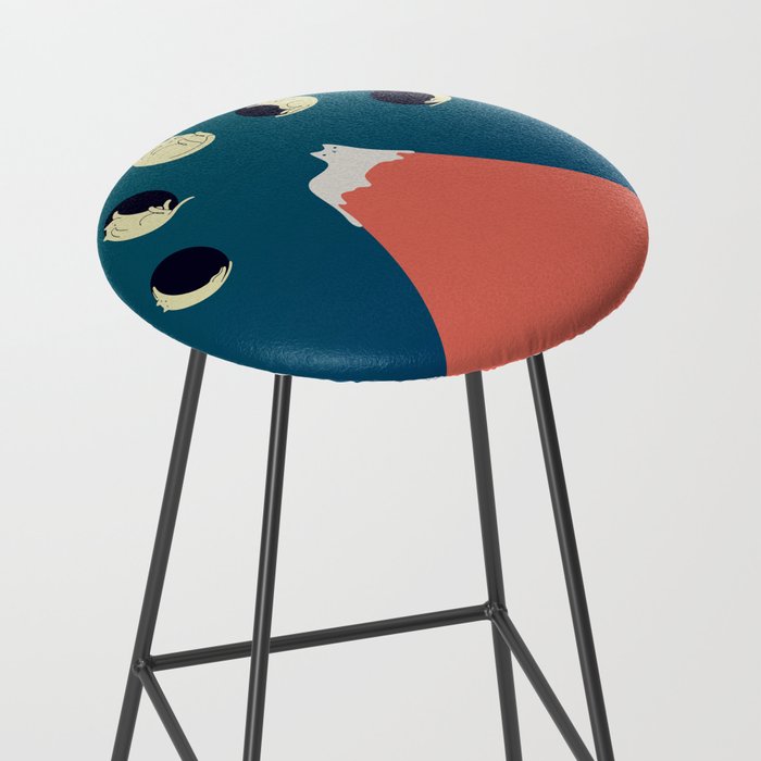 Cat Landscape 88 Stool Gallery Image 2