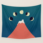 Cat Landscape 88 Wall Tapestry Gallery Image 4