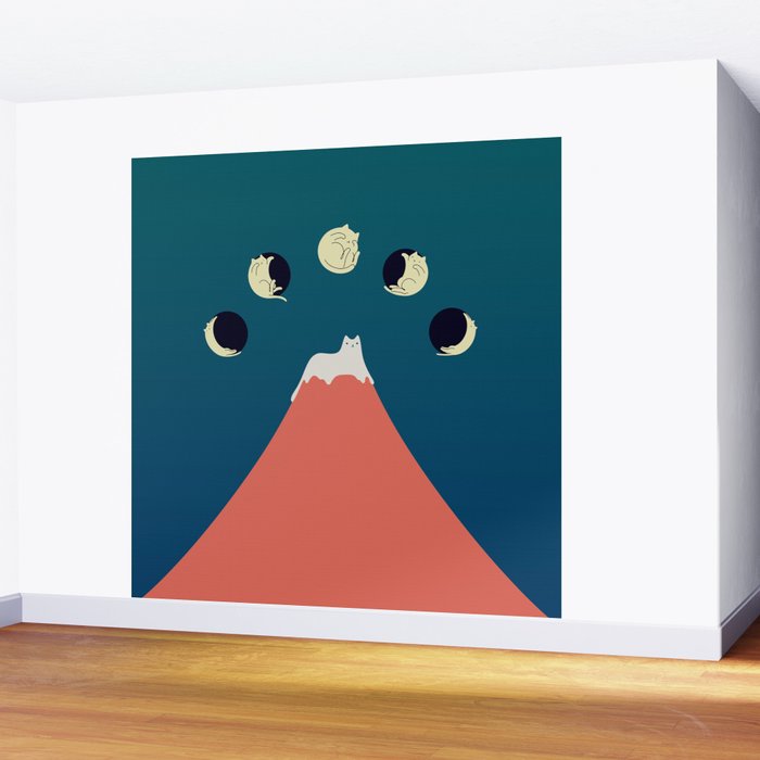 Cat Landscape 88 Wall Mural Gallery Image 2
