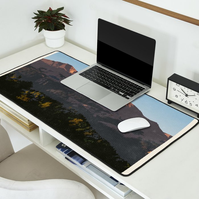 Visit Rocky mountains Desk Mat Gallery Image 2