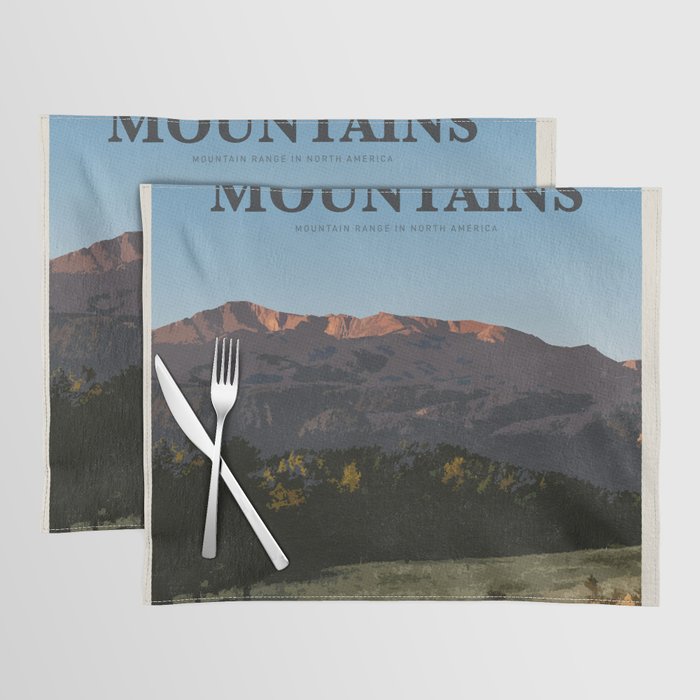 Visit Rocky mountains Placemat Gallery Image 1