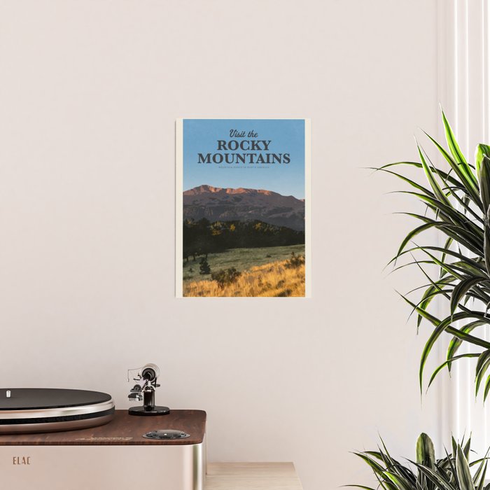 Visit Rocky mountains Poster Gallery Image 2
