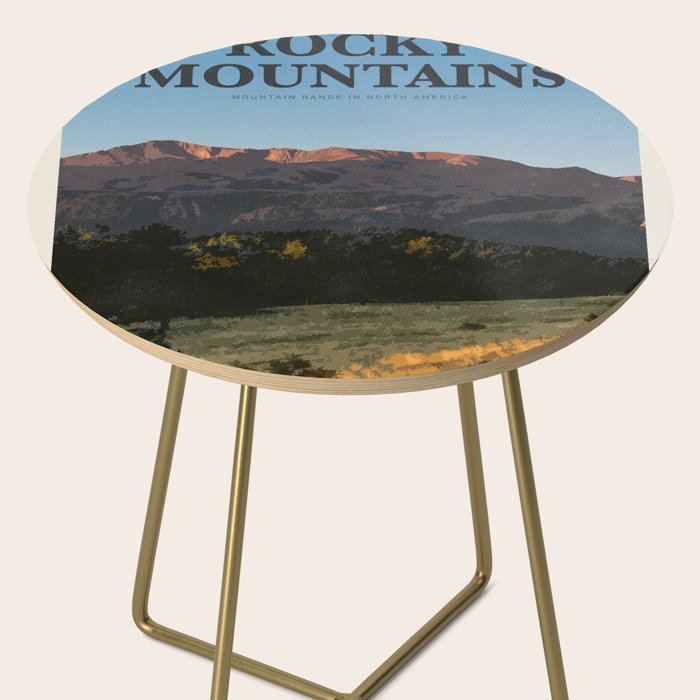 Visit Rocky mountains Side Table Gallery Image 2