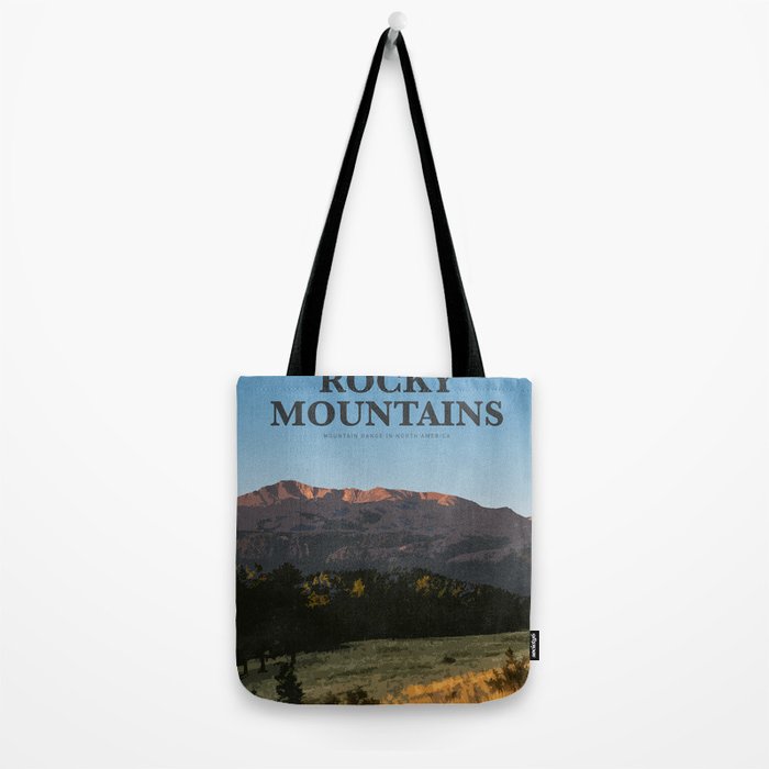 Visit Rocky mountains Tote Bag Gallery Image 2