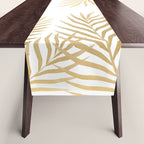 Gold palm leaves Table Runner Gallery Image 1
