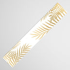 Gold palm leaves Table Runner Gallery Image 3