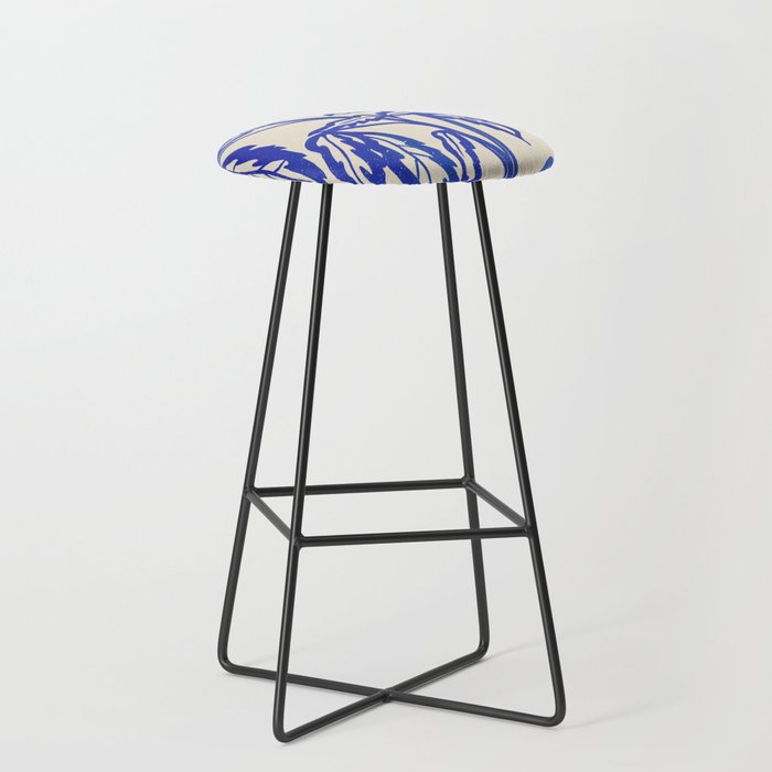 Minimal Blue Plant Stool Gallery Image 1