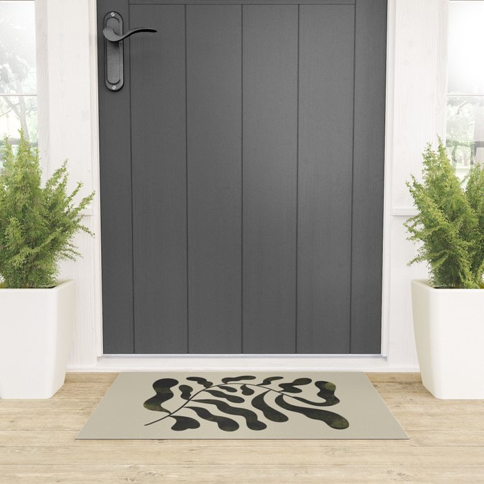 Abstract Plant No. 4 Welcome Mat Gallery Image 3