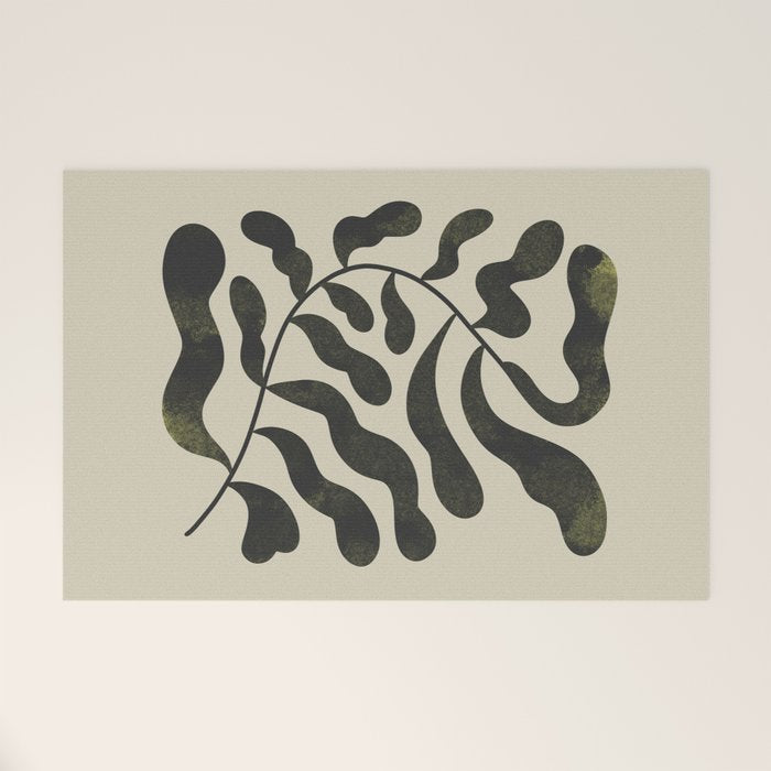 Abstract Plant No. 4 Welcome Mat Gallery Image 1