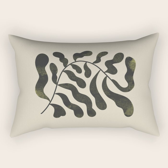 Abstract Plant No. 4 Rectangular Pillow Gallery Image 1