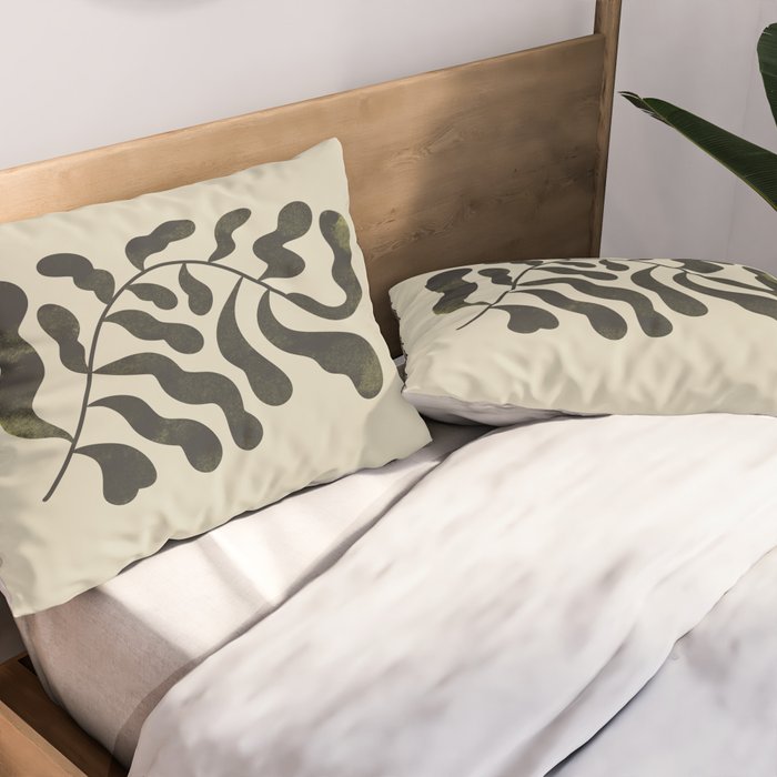 Abstract Plant No. 4 Pillow Sham Gallery Image 2