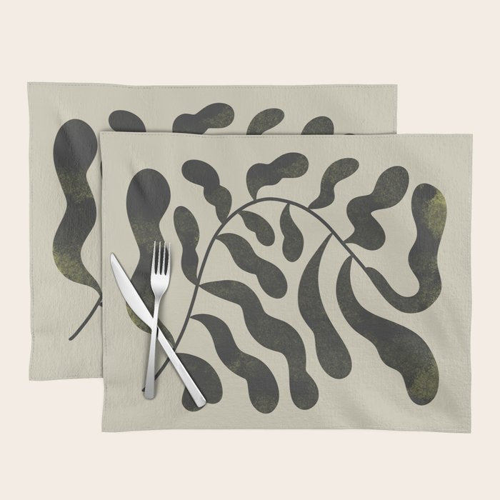 Abstract Plant No. 4 Placemat Gallery Image 1