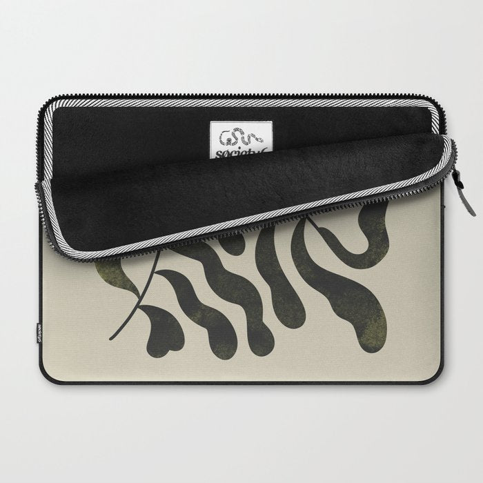 Abstract Plant No. 4 Laptop Sleeve Gallery Image 2