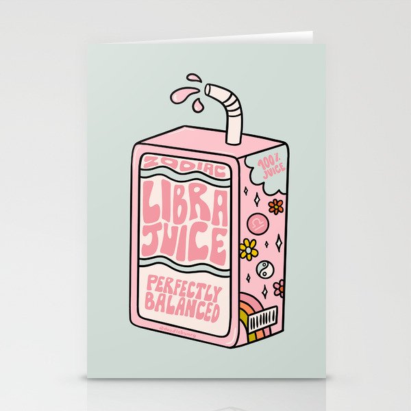 Libra Juice Box Stationery Card Gallery Image 1