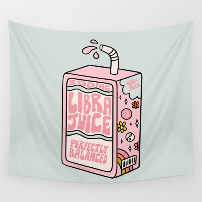 Libra Juice Box Wall Tapestry Gallery Image 4