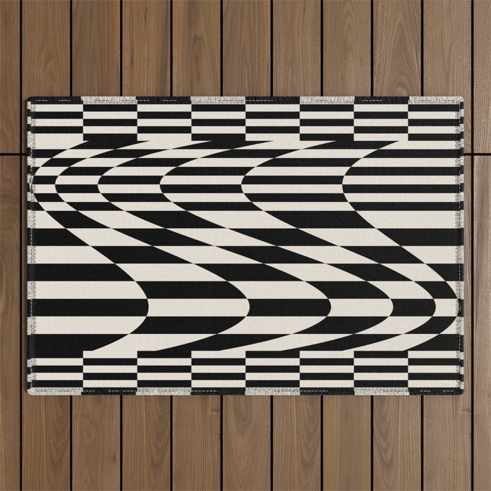 Grace checkered Outdoor Rug Gallery Image 1