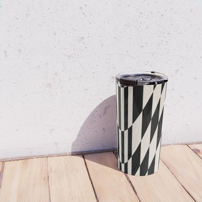 Grace checkered Travel Mug Gallery Image 4