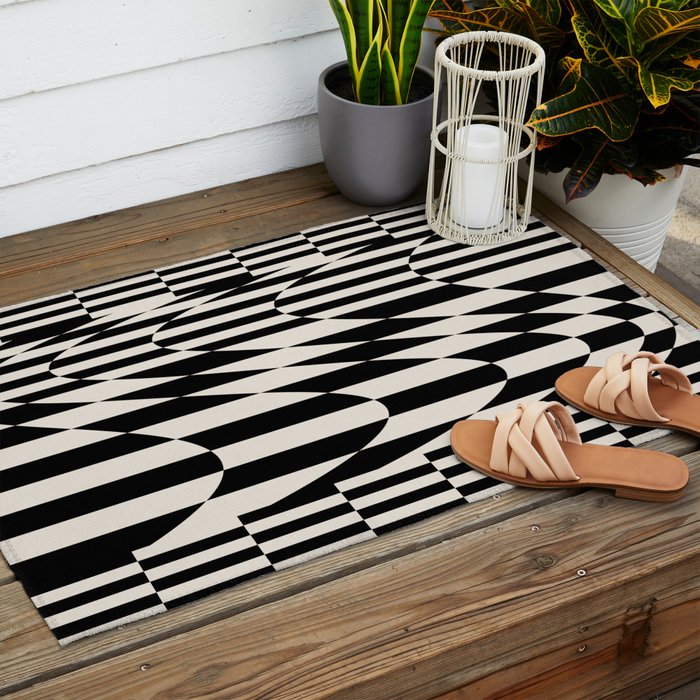 Grace checkered Outdoor Rug Gallery Image 2
