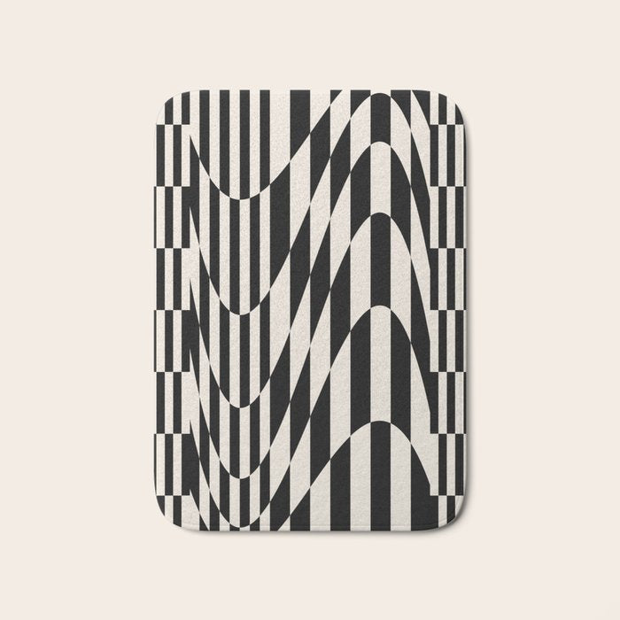 Grace checkered Bath Mat Gallery Image 1