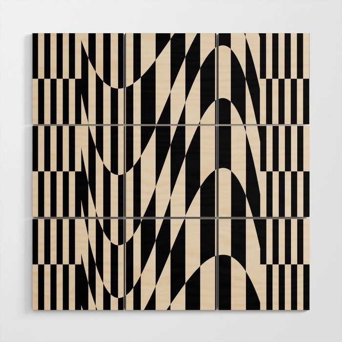 Grace checkered Wood Wall Art Gallery Image 1