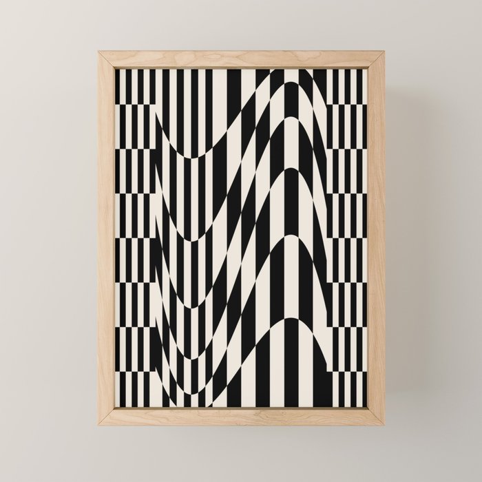 Grace checkered Mini Art Print Gallery Image 1