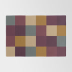 Bold Autumn Checks Pattern - Large XIII Rug Gallery Image 2