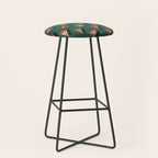 Pizza Party Pattern - Floating Pizza Slices on Teal Stool Gallery Image 1
