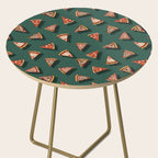 Pizza Party Pattern - Floating Pizza Slices on Teal Side Table Gallery Image 2
