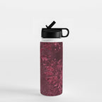Embossed Claret Velvet 08 Water Bottle Gallery Image 1