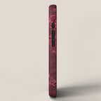Embossed Claret Velvet 08 iPhone Case Gallery Image 2