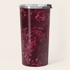 Embossed Claret Velvet 08 Travel Mug Gallery Image 2