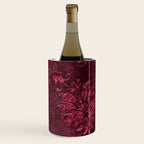 Embossed Claret Velvet 08 Wine Chiller Gallery Image 1