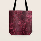 Embossed Claret Velvet 08 Tote Bag Gallery Image 1