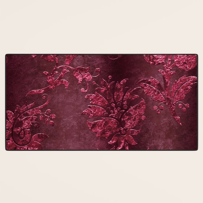 Embossed Claret Velvet 08 Desk Mat Gallery Image 3