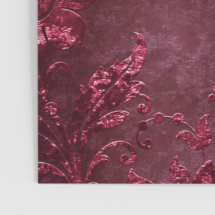 Embossed Claret Velvet 08 Poster Gallery Image 3