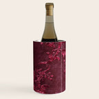 Embossed Claret Velvet 08 Wine Chiller Gallery Image 2