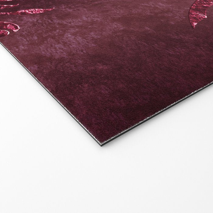 Embossed Claret Velvet 08 Welcome Mat Gallery Image 2