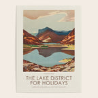 English vintage travel poster - The Lake District for holidays, 1930s Poster Gallery Image 4