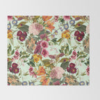 Summer Botanical Garden XVII Throw Blanket Gallery Image 2