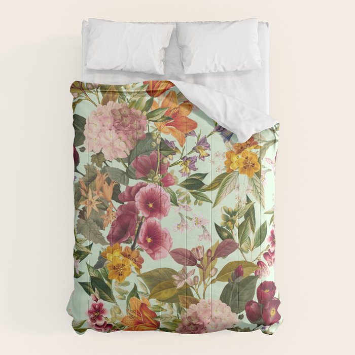 Summer Botanical Garden XVII Comforter Gallery Image 6