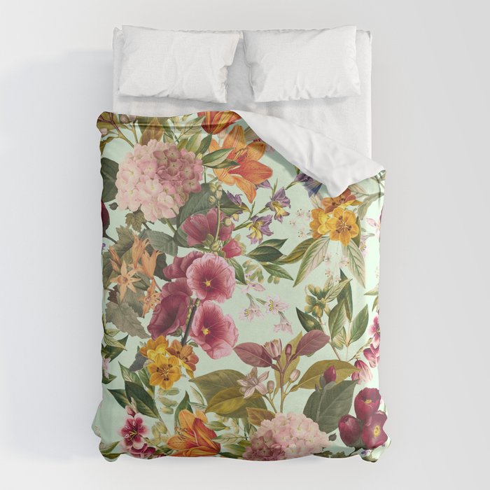 Summer Botanical Garden XVII Duvet Cover Gallery Image 1