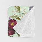 Summer Botanical Garden XVII Throw Blanket Gallery Image 3