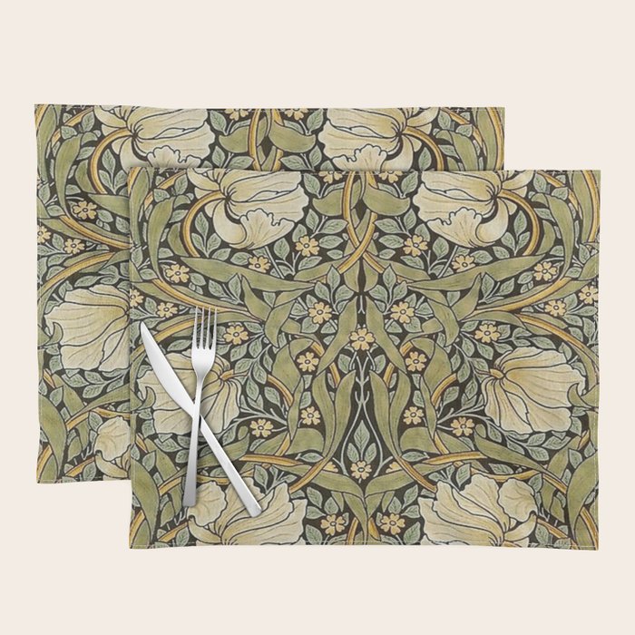 William Morris Pimpernel Placemat Gallery Image 1