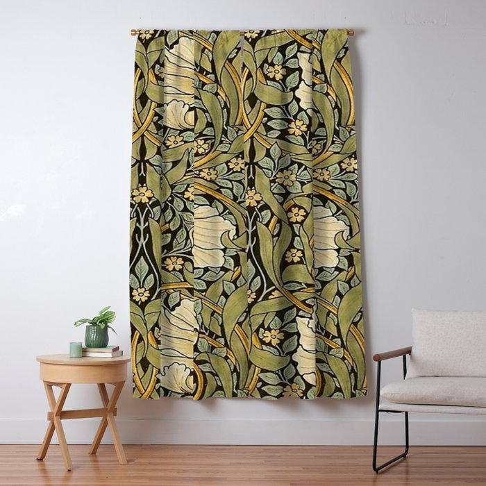 William Morris Pimpernel Window Curtain Gallery Image 1