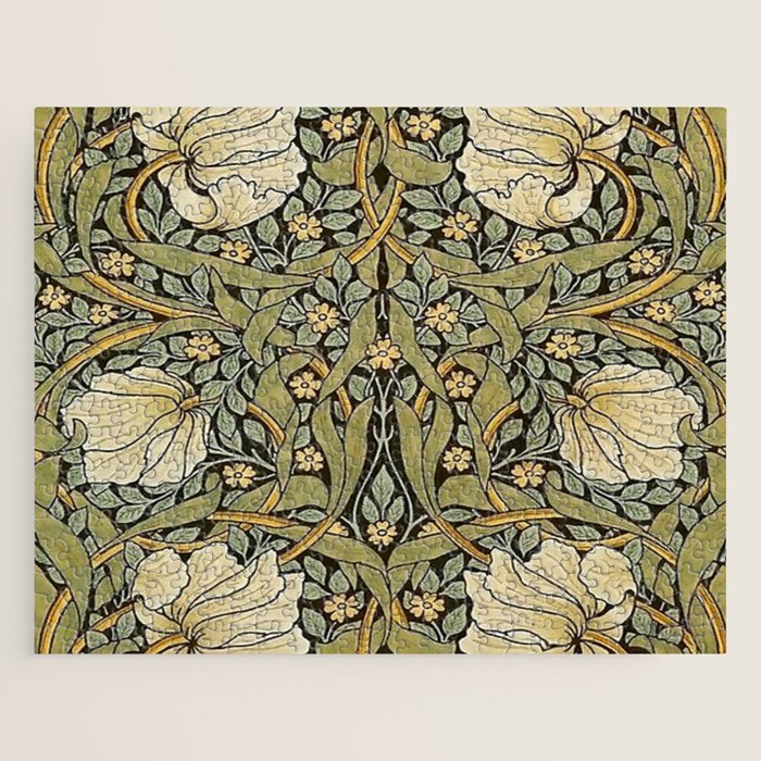 William Morris Pimpernel Jigsaw Puzzle Gallery Image 1
